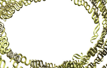 3d Symbol of Law and Justice, with lots of copy space for your individual text