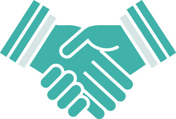 handshake icon illustration