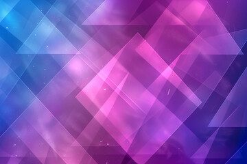 Obraz premium Abstract geometric background with neon glowing. Deep blue, navy blue, purple and pink colors.