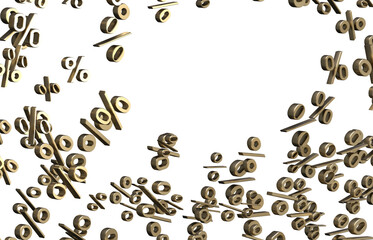 Blurred sale background. 3d