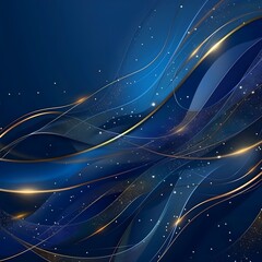 Abstract luxury background with golden elements and shining light effect decoration, Luxury background design concept.