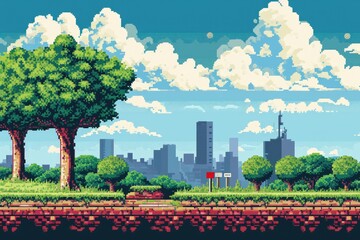 Pixel Art Background