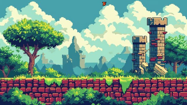 Pixel Art Background