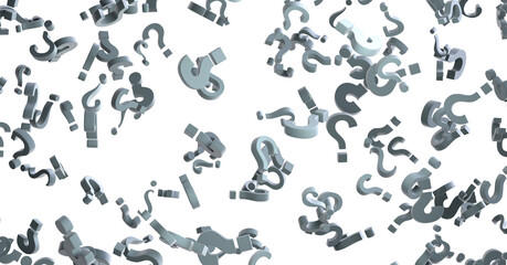 Obraz premium question icons, original 3d rendering; business and marketing concepts