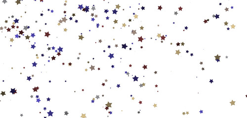 Ethereal Rain of Gold: Step into a Captivating 3D Stars Shower