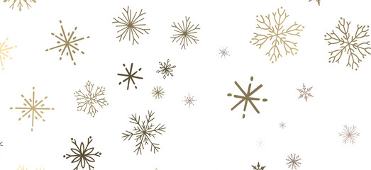 Abstract Gold Star Falling Soft Focus Background, 3D rendering.