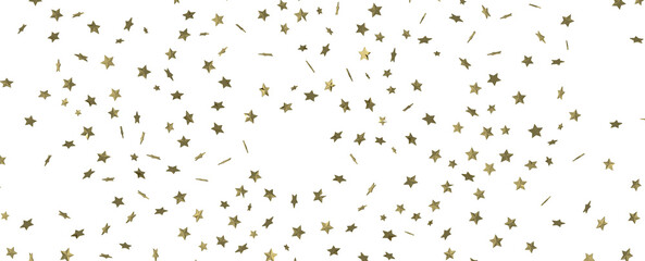 XMAS A gray whirlwind of golden snowflakes and stars. New