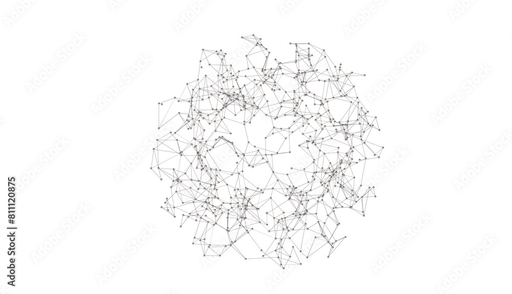 Aufkleber big data visualization background.abstract technology