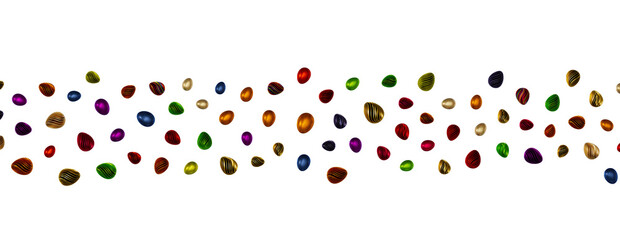 Perfect colorful handmade easter eggs