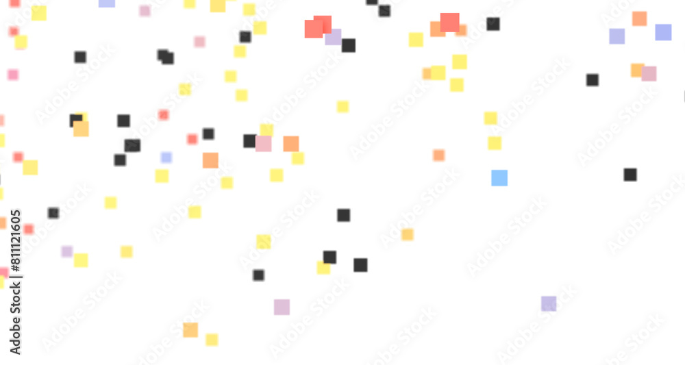 Poster Abstract connected dots and lines. Concept of AI technology, Motion of digital data flow.