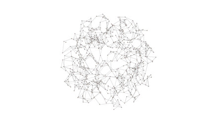 Big data visualization background.Abstract technology