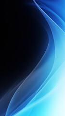 Naklejka premium Dark blue white black color gradient abstract background, smooth grainy texture effect, copy space