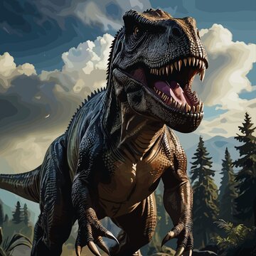 Retrato de un Tiranosaurio Rex