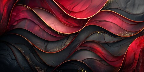Abstract dark red backdrop texture, art deco background