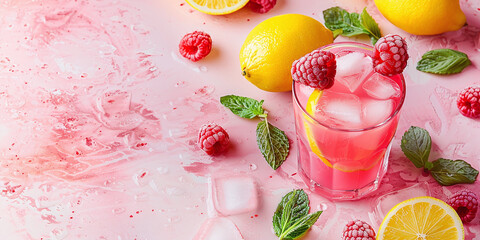 Pink lemonade: similar to classic lemonade, but with the addition of red fruit juice (often raspberry or strawberry)