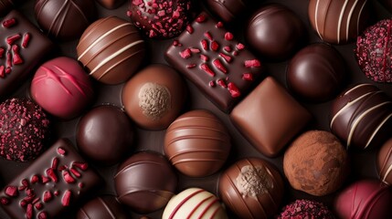 Decadent chocolate truffles and bonbons, showcasing the indulgent delights of World Chocolate Day