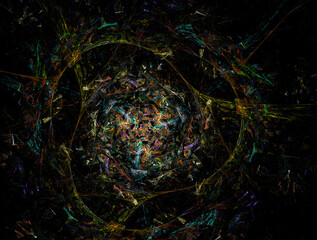 Imaginatory fractal abstract background Image