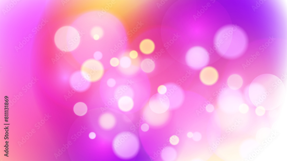 Poster bokeh lights. blurred circle shapes. abstract light effect. vector illustration.