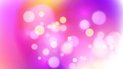 Bokeh lights. Blurred circle shapes. Abstract light effect. Vector illustration.