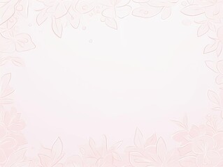 A blurred floral background with soft focus, providing a gentle space for text