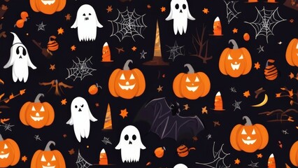Ghosts and Goblins Silhouette Wallpaper Suitable for Background