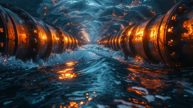 Dramatic Visual of Nord Stream Pipeline Explosion Under Ocean Waters