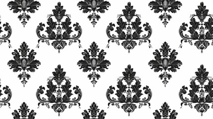 Obraz premium Seamless pattern of Wallpaper textures on white background