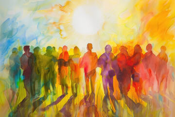 "Harmony in Diversity Gathering", Pentecost a Christian holiday, the descent of the Holy Spirit.