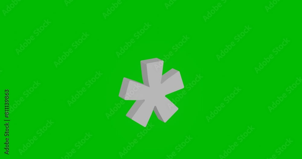 Poster animation of rotation of a white multiply symbol with shadow. simple and complex rotation. seamless 