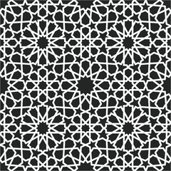 Abstract Geometric Moroccan and Islamic Pattern Background