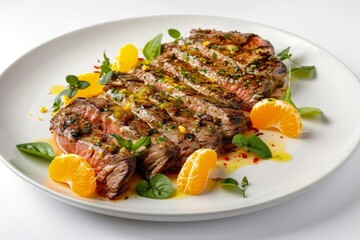 Flavorful Adobo Grilled Veal Flank Steak Dish