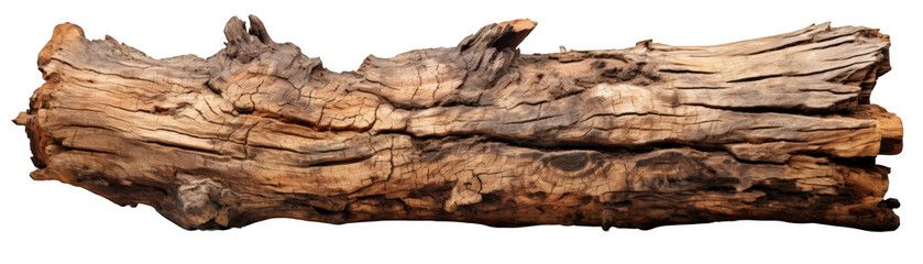A large piece of firewood.