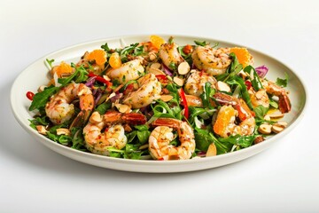 Achiote Shrimp Salad - Vibrant and Tantalizing
