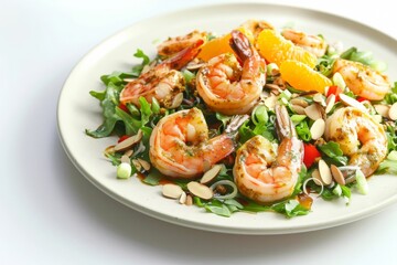 Achiote Shrimp Salad with Toasted Cumin and Coriander