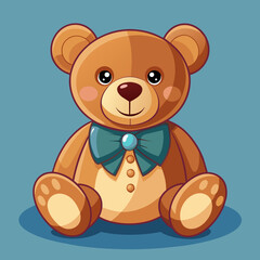 Obraz premium illustraton of teddy bear 