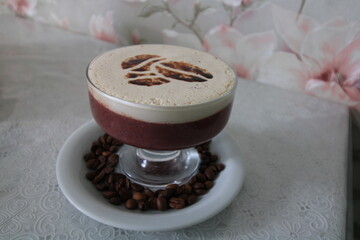 cup of coffee with chocolate