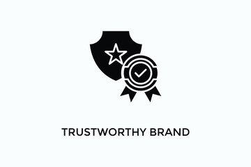 Trustworthy Brand Vector Icon Or Logo Illustration