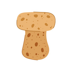 gourmet wine cork bottle cartoon. stopper ry, top screw, view barrel gourmet wine cork bottle sign. isolated symbol vector illustration