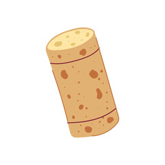 stopper wine cork bottle cartoon. ry top, screw view, barrel vineyard stopper wine cork bottle sign. isolated symbol vector illustration