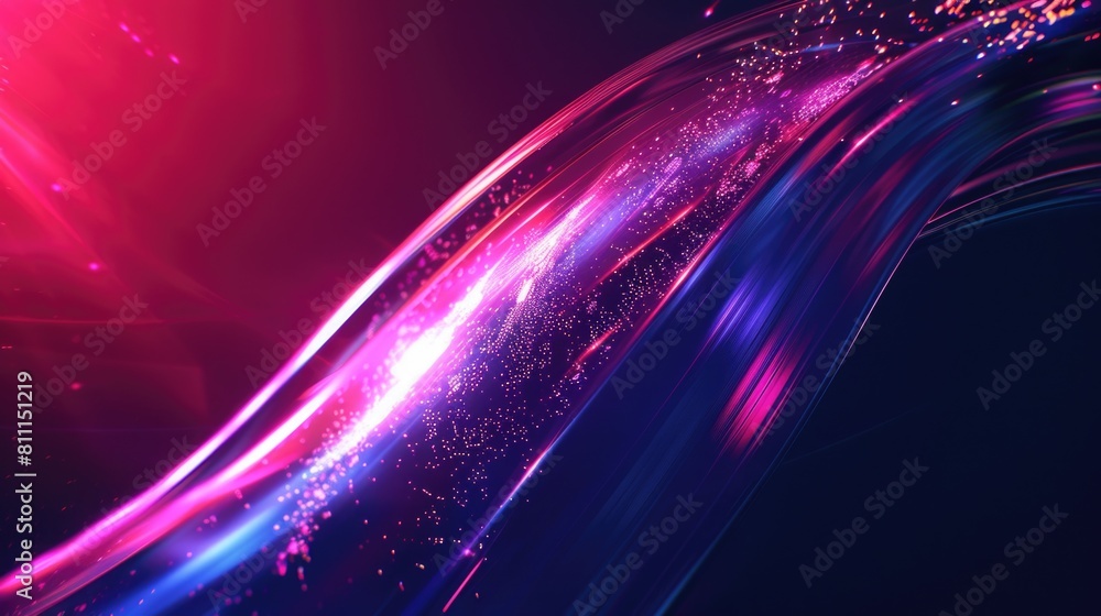 Poster abstract pink and blue background with sparkles. perfect for adding a touch of glamour to designs