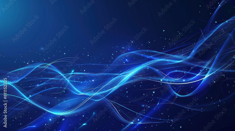 Poster abstract big data visualization. futuristic space. technology background design