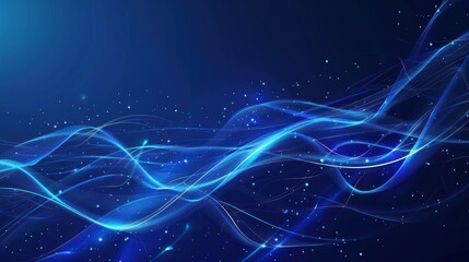 Abstract big data visualization. futuristic space. Technology background design