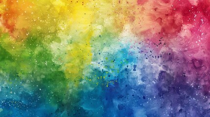Fototapeta premium A vibrant background covered with numerous water droplets in various colors, creating a visually striking and dynamic texture.