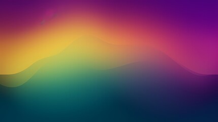 Abstract purple green yellow grainy gradient background