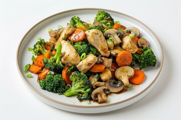 Nutritious Olive Oil and Coconut Oil Chicken Stir Fry