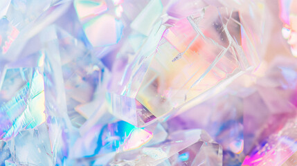 Ethereal Crystal Prism Light Play