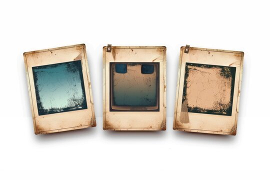 Vintage photos displayed on wall, ideal for nostalgia themes