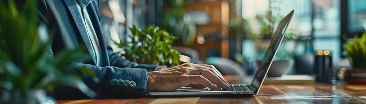 Scene of a financial blogger typing a post about personal experiences with investment losses