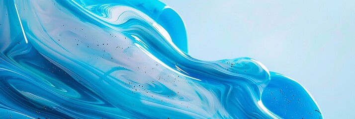 Fototapeta premium Coming soon text on blue modern dynamic abstract fluid banner background