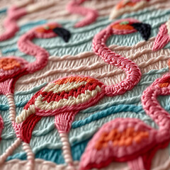 Intricate Embroidery Design Close-Up